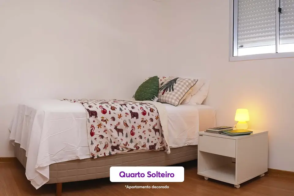 Quarto solteiro mobiliado